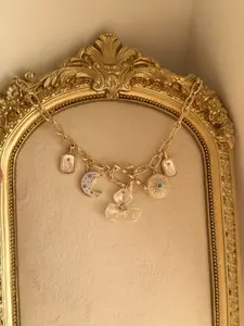 Chunky Charm Necklace in Gold-Filled & Stainless Steel 18-20 Inches Customizable with Personalized Charms for Elegant Durable Jewelry