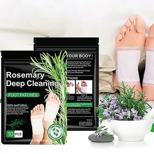 Deep Cleansing Foot Pads 20pcs,Premium Natural Foot Pads,Foot Care Patch for Men &Women,Rosemary deep cleansing foot patches,Natural Bamboo Vinegar Ginger Powder FootPads