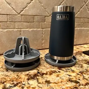 YETI Stackable Bottle Drying Rack - Space Saving Stand for Water Bottles Tumblers & Cups - Ideal for Kitchen Organization