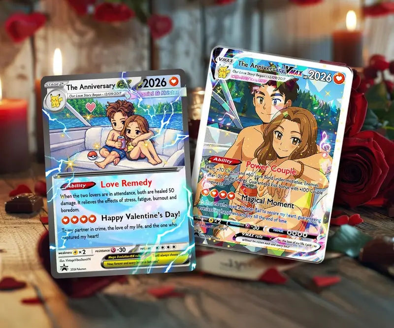 custom trading cards photo booth - TikTok Shop
