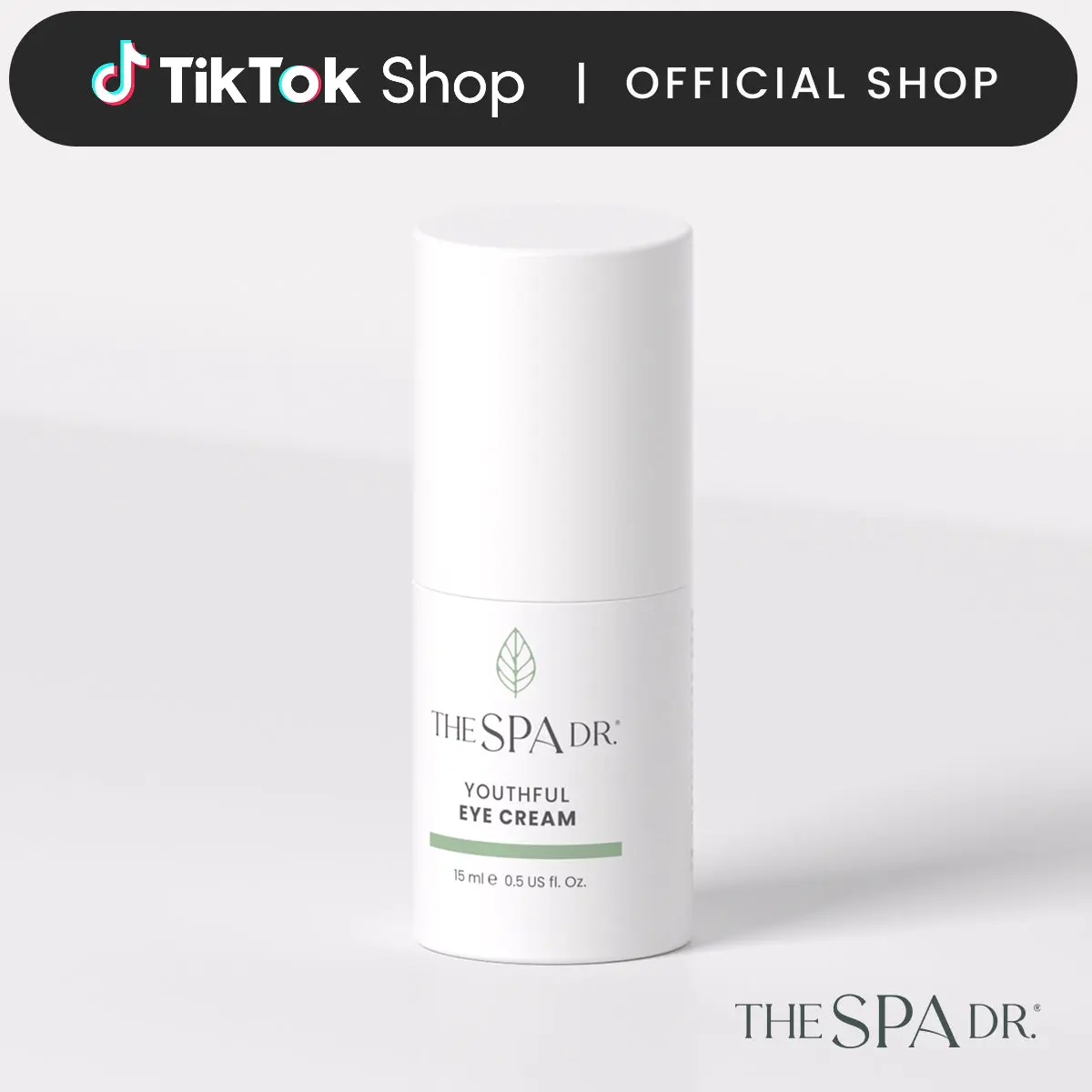 The Spa Dr.® YOUTHFUL Eye Cream | Under Eye Brightening Gel for Dark Circles, Puffiness, Fine Lines & Wrinkles | Anti-Aging Eye Treatment with Hyaluronic Acid, Peptides & Caffeine | Hydrating Firming Depuffing Skin Care | All Skin Types