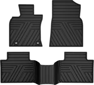【fathersdaygift】AOMSAZTO  Fit for Toyota Camry 2018-2024, Custom Fit All-Weather Floor Liners, 1st & 2nd Row Full Set Protection, Black