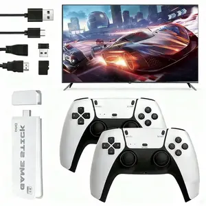 M15 Retro Gaming Console, HDMI Output & Wireless Controller Plug-And-Play, Supports Multiple Games, HD 64GB TV Game Machine