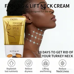 Excity Anti-Wrinkle Neck Treatment Cream PT-5 120ml Visibly Reduces Lines Tightens Skin Intensive Collagen Repair Youthful-Looking Neck Care Tightening
