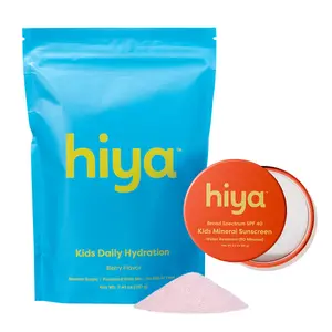 Hiya Summer Bundle with Kids Hydration and Mineral Sunscreen