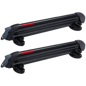 Yakima PowderHound 6 Ski or 4 Snowboard Universal Mount Travel Roof Rack, Black