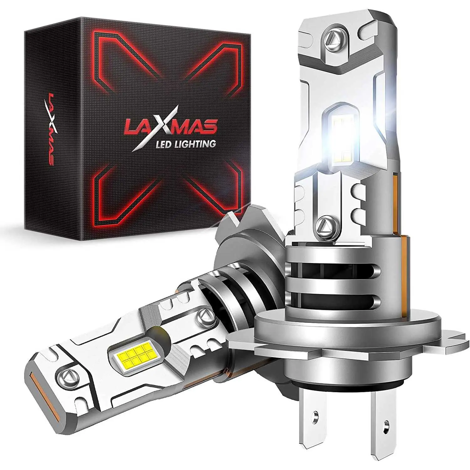 2002 Audi TT H7 130W 6500K White IP68 LED Headlight Bulbs 2PCS Laxmas LM3