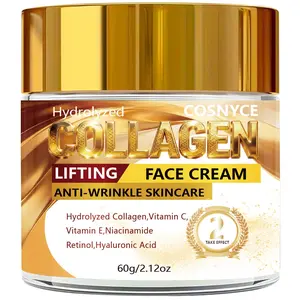 Cosnyce Hyaluronic Acid Moisturizer Cream, Retinol & Collagen Enriched Skincare, Daily Nourishing Formula for Skin Care