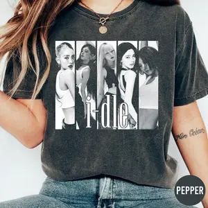 I-DLE World Tour Syncopation Shirt, Kpop Girl Group Concert Tee, Neverland Fan Merch, Idle Tour T-Shirt Gift for Kpop Fans, Gidle Kpop Shirt