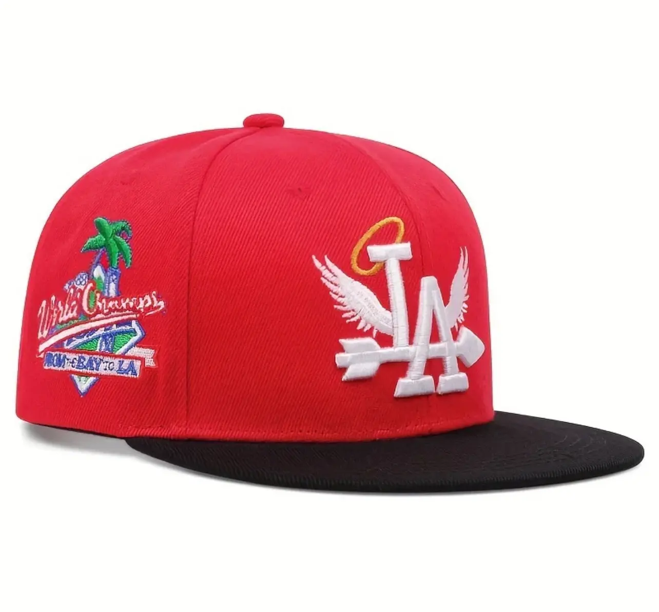 Custom 3D Embroidered Logo Vintage Cap Snapback