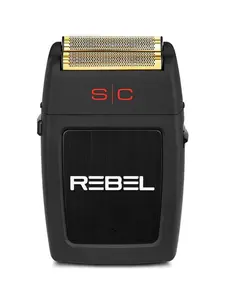 Stylecraft Rebel - Electric Foil Shaver with Super Torque Motor, Gold Titanium Foil Head #SC802B