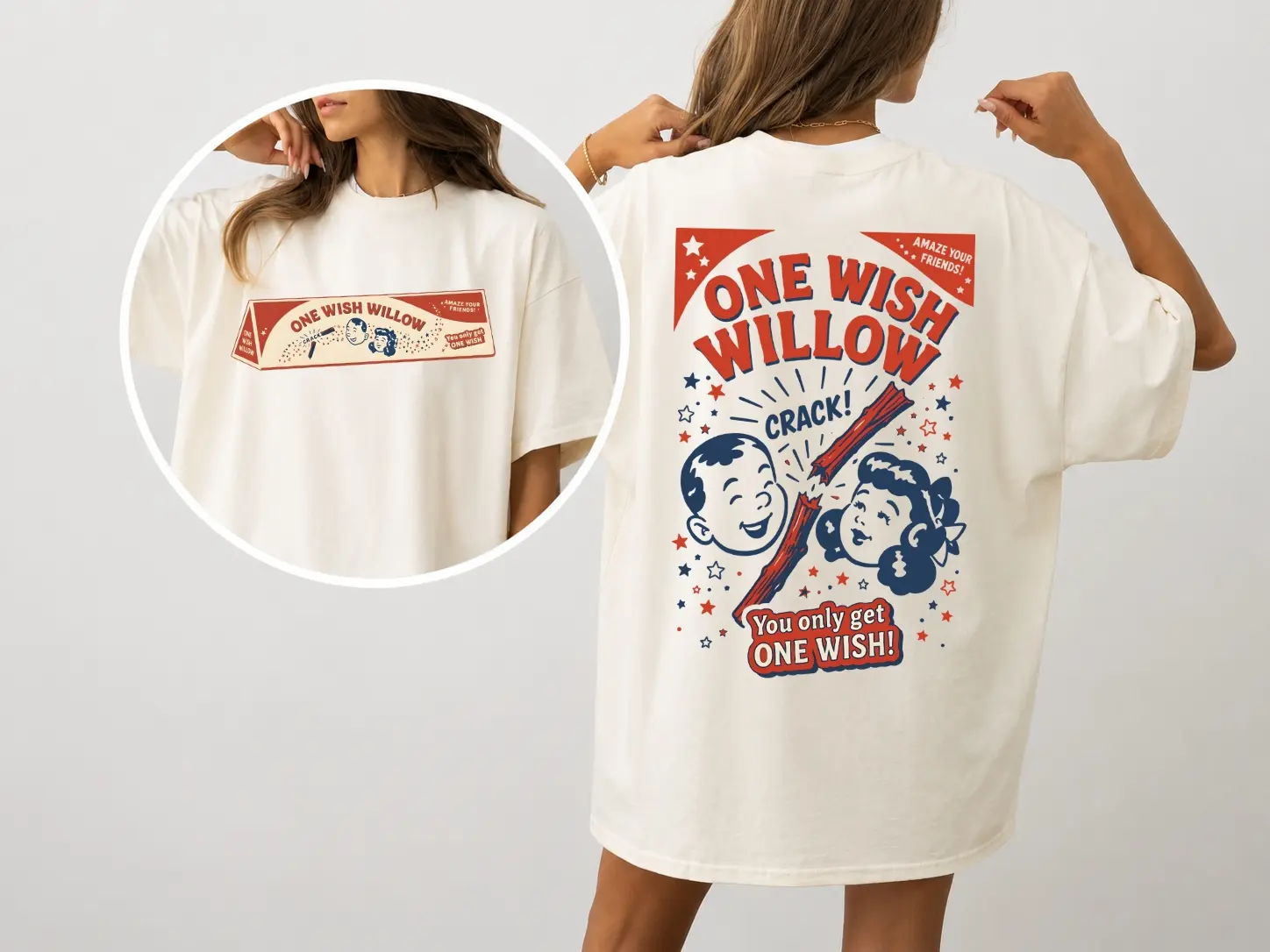 One Wish Willow T-Shirt, Retro Obsession Tee, Vintage Movie Inspired Graphic Shirt