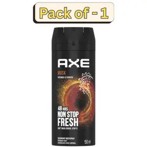 AXE Musk Deodorant Body Spray for Men 150ml – Long Lasting Fresh Masculine Fragrance Spray for Daily Use