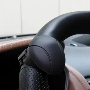 Car Steering Wheel Assist Ball, 360° Rotating Non-Slip Steering Aid, Creative Bearing Silicone Turn Assist Ball, Single Hand Operation Car Interior Accessory, Car Accessories