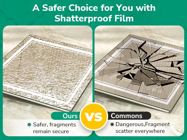 TETOTE LED Bathroom Mirror, Frontlit and Backlit with Touch Control, 3 Color Temperature & Dimmable Light, Defogger & Memory Function, , UL Listed LED Driver,Plug-in/Hardwired TETOTE LED Bathroom Mirror, Frontlit and Backlit with Touch Control, 3 Color Temperature & Dimmable Light, Defogger & Memory Function, , UL Listed LED Driver,Plug-in/Hardwired