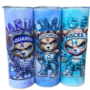 Mean Bear Girls Zodiacs Drinkware Tumbler 20oz
