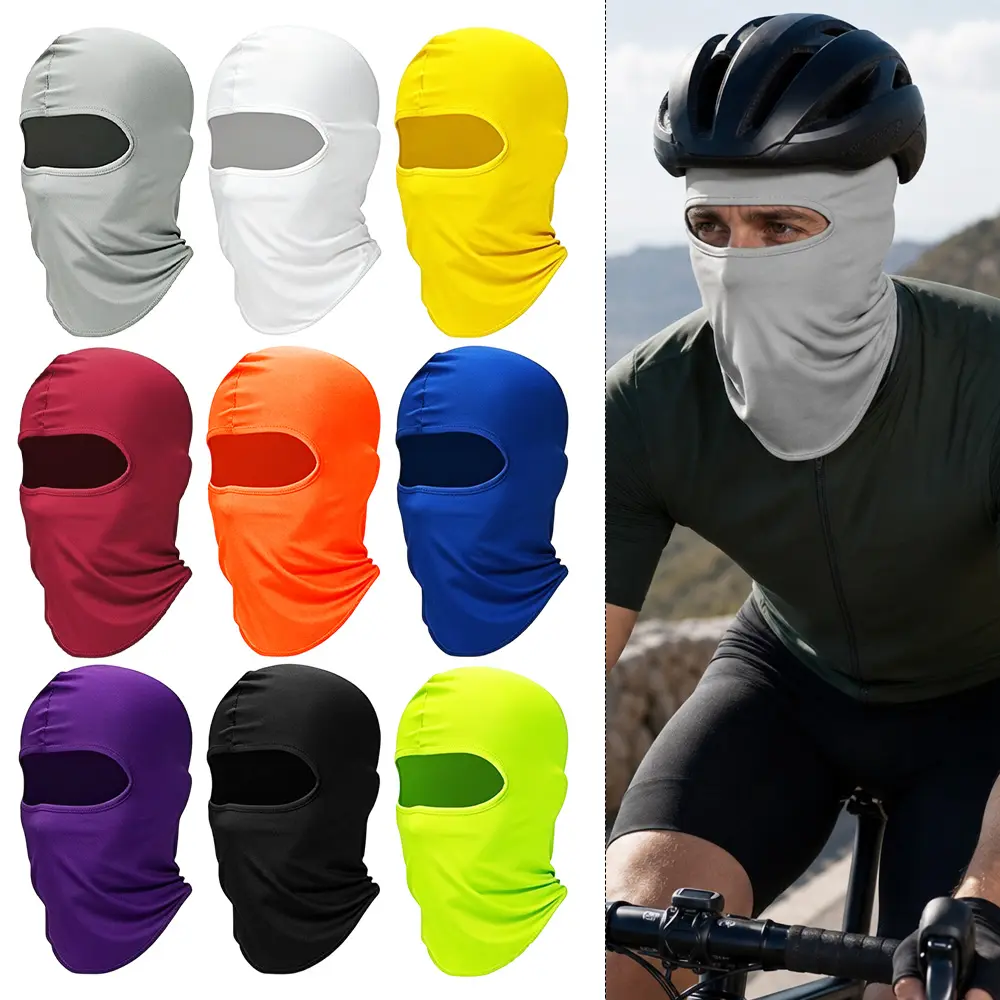 9 Pcs Ski Mask for Men Women UVSun Protection Face Mask Windproof Breathable Full Cover Balaclava for Outdoor - Home Improvement., Polyester, Classic Colors, Outdoor Wear