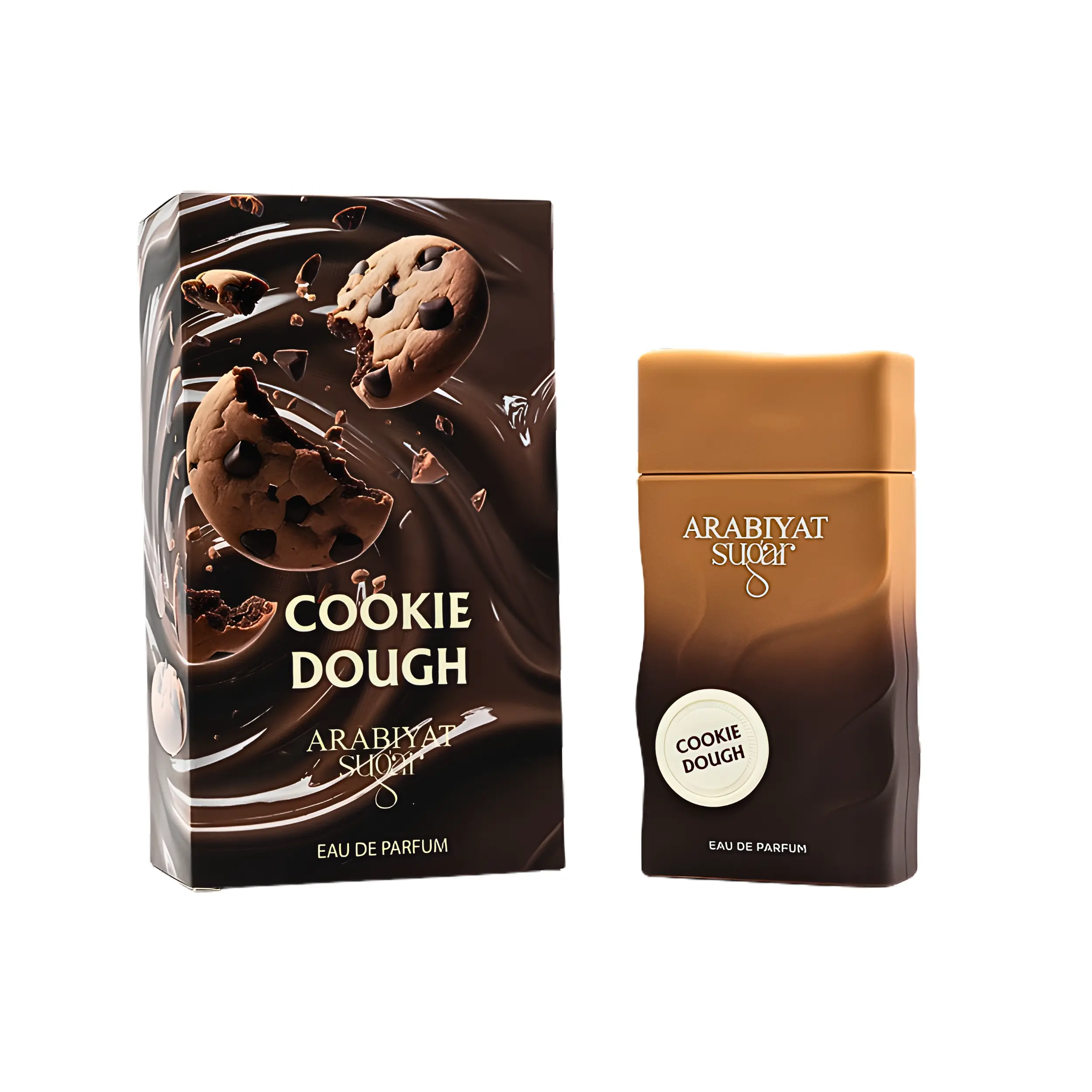 Arabiyat Sugar Cookie Dough Eau De Parfum 3.4fl.oz - Rich Cocoa Butter & Coconut Milk Scent with Orchid, Vanilla, Sandalwood & Musk Notes, Arabic Gourmand Fragrance, Aromatic Sweet Scent, Aromatic Fragrances, Coconut Scented