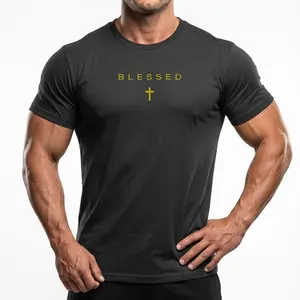 Blessed T-Shirt Christian Shirt Minimalist Faith Tee Bible Verse Shirt Religious Gift Unisex Soft Cotton Classic Fit Short Sleeves