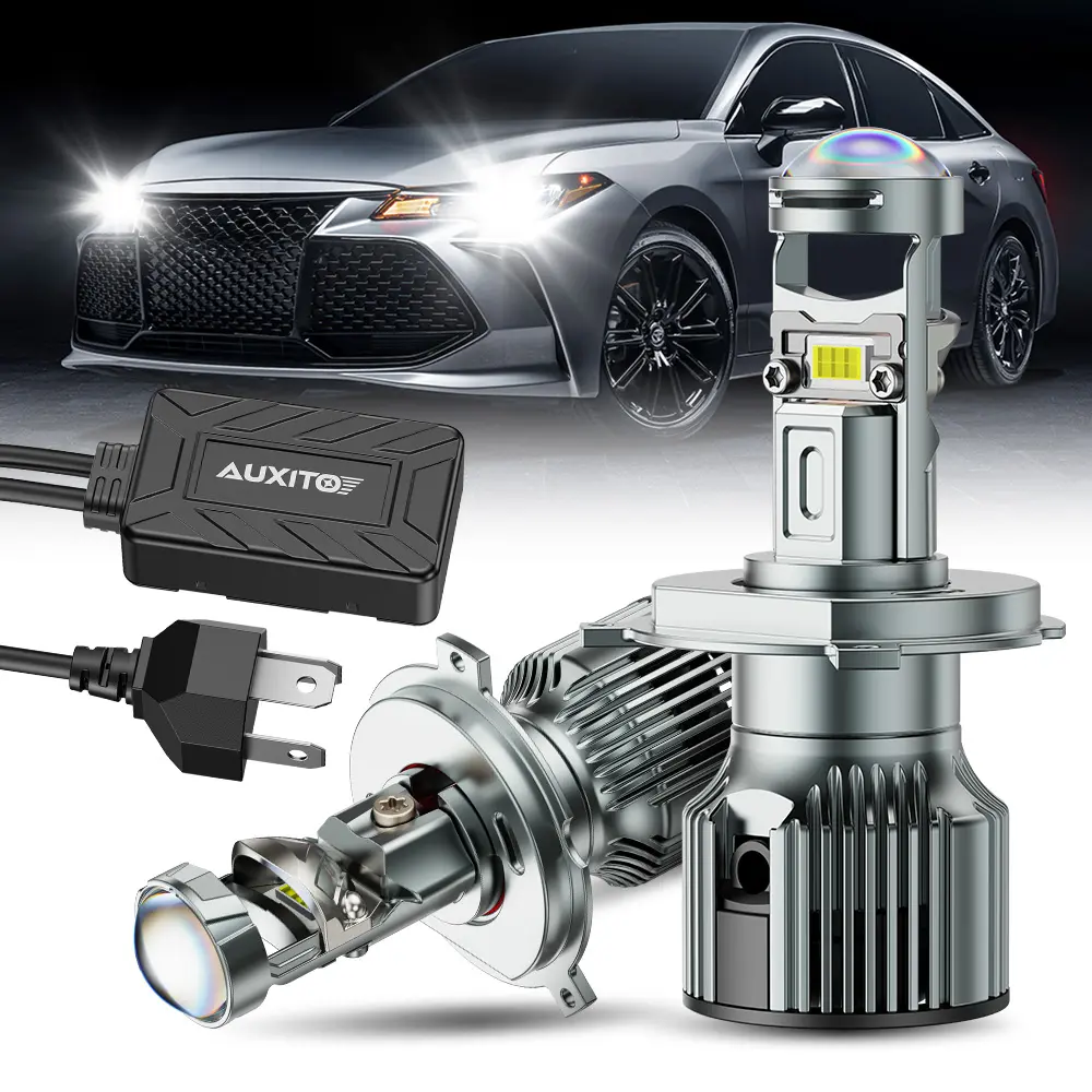 70000LM AUXITO Y19 H4/9003 LED Headlight Bulb Conversion Kit White Bright 6500K