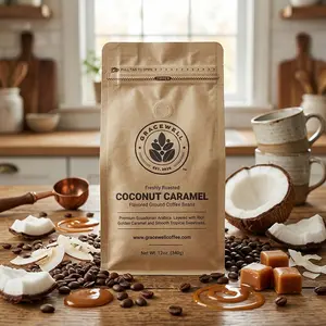 Coconut Caramel Flavored Coffee – Ecuadorian Medium Roast