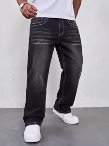Men's New Elastic Simple Micro-Rise Slimming Jeans, Fashion Choice for Daily Casual Wear, Comfort and Style Combined