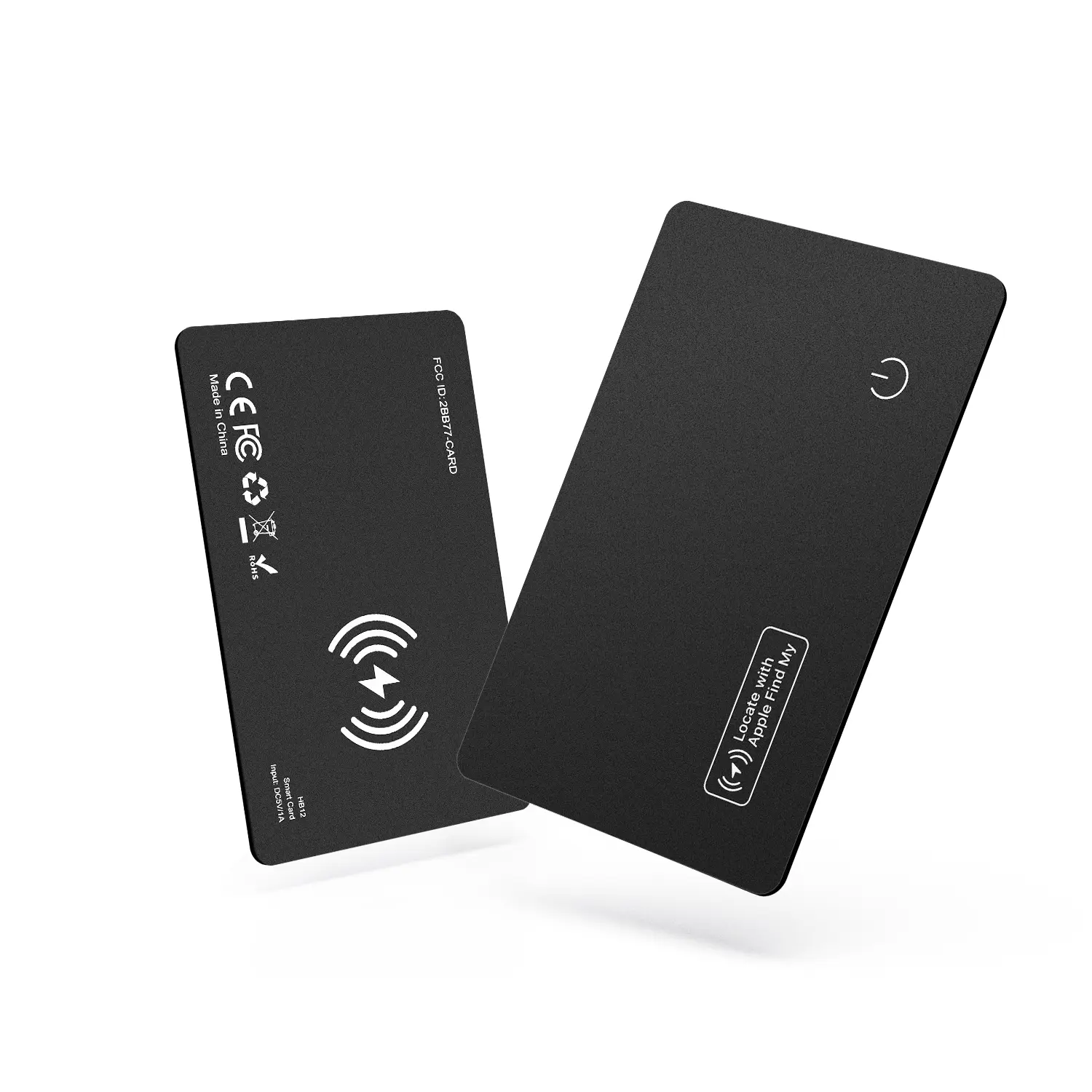 1 Pack Wallet Tracker Card (iOS Only) - Work with Apple Find My, Bluetooth Tracker Smart Card Wallet Finder, Anti Lost Wireless, Slim, IP68 Waterproof, Item Locator for Luggage Tags, Passports, Purse