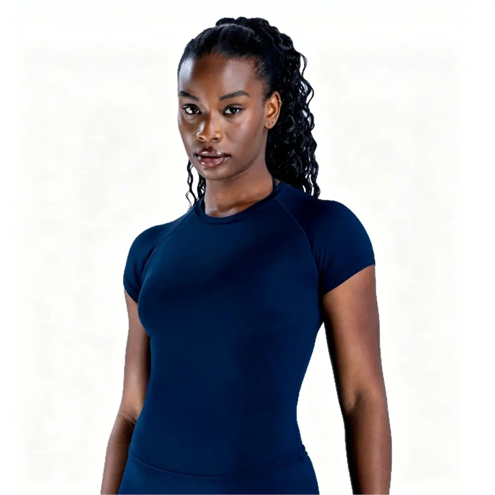 Ink blue short sleeves