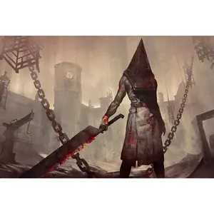 Silent Hill Dark Evil Head Homecoming Game Wall Art Home Decor - POSTER 20x30 NO FRAME