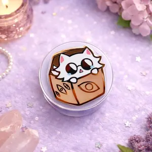 Anime Cat Satoru Chibi Inspired Gojo MagSafe Phone Grip: Cute Kawaii Jujutsu Magnetic Phone Holder, Otaku Gift Kaisen, Phone Kindle Popgrip