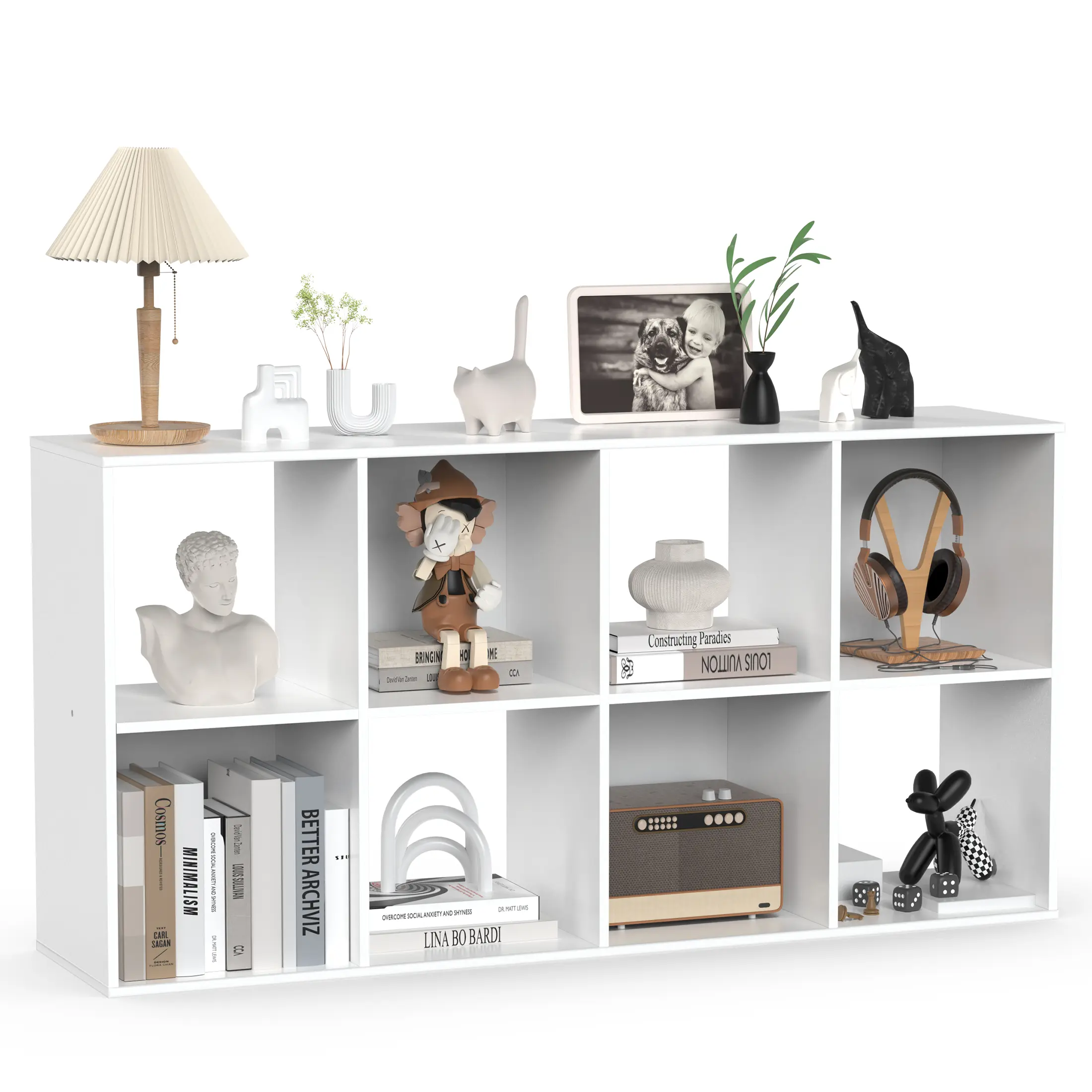 Sweetcrispy Stable Cube Storage Organizer Bookshelf - Open Cubby Shelf with Removable Back Panels, Home Supplies for Apartment Stuff, Toy Organization & Small Space Indoor Furniture for Living Room Bedroom