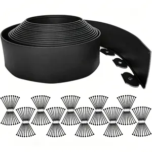 900inch/75ft flexible garden border landscape edging, includes special anchoring tips, no-dig garden edge kit, easy to install and maintain, no digging required. Home Modern