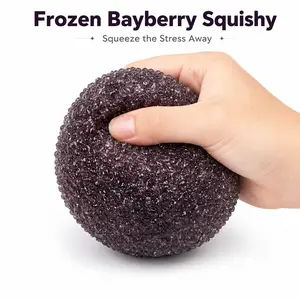 Cool Mousse Filled Squishy Stress Ball with Sand-like Touch Ice Cream Scented Sensory Toy for Kids Adults Summer Stress ReliefThis slow-rising "malt ball" hand gripper is perfect for use in the office, during study sessions, or simply for relaxation.