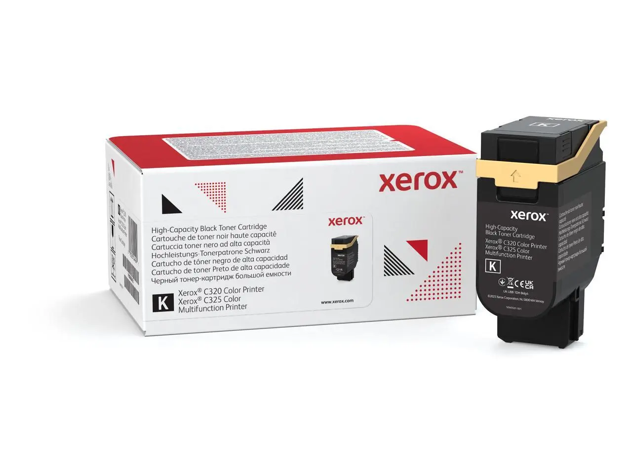 Genuine Xerox Black High Capacity Toner Cartridge, Xerox C320/C325 Color Printer