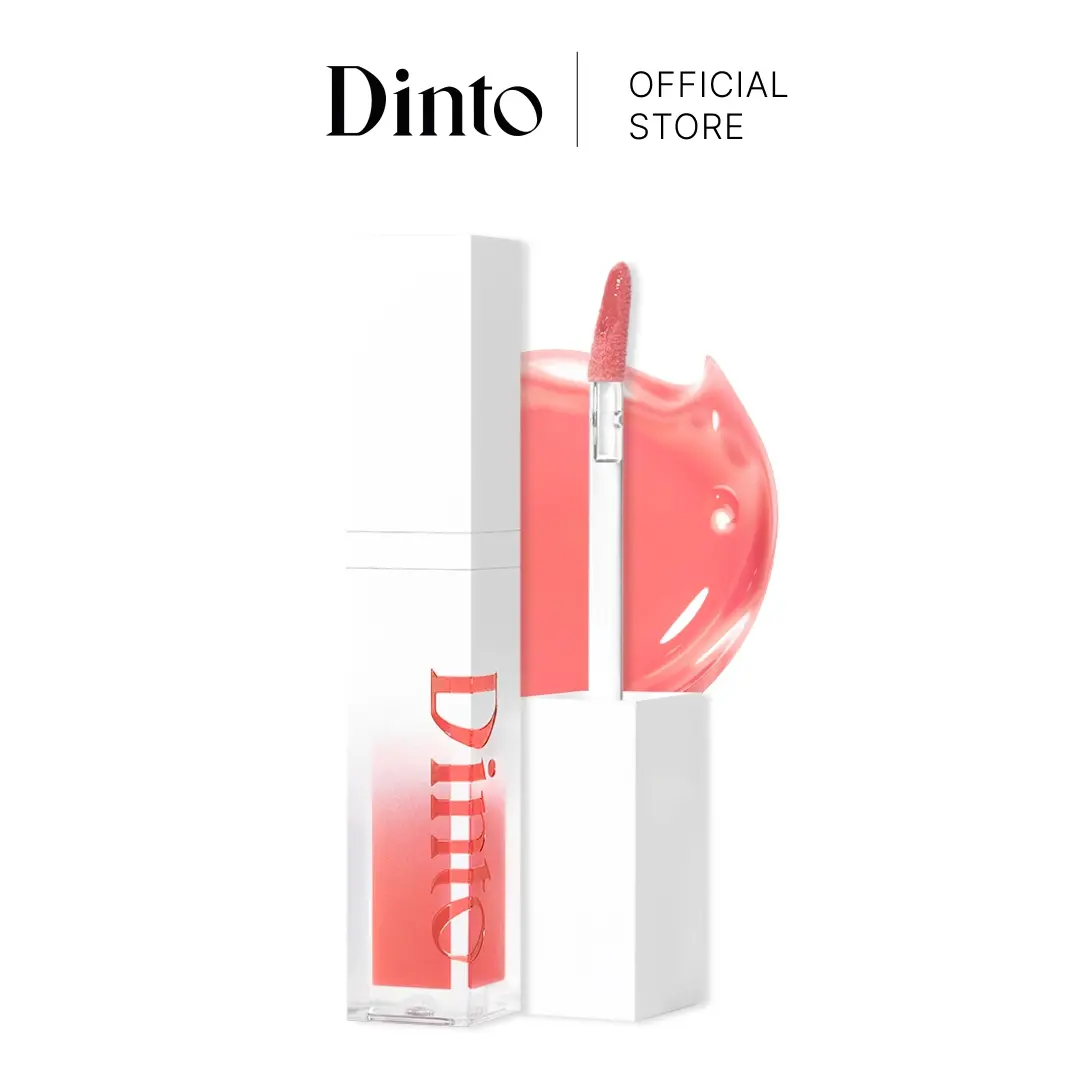 [Dinto Official Shop] Mirrorless Lip Oil Gloss 4 mL / 0.14 fl oz – Glass Shine Lip Gloss, Hydrating Lip Oil, Lightweight, Non-Sticky, Long-Lasting Glow, Vegan Korean Lip Makeup
