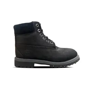 Youth Timberland 6 In Shearling Black Boot (TB0A13KE) (GS)