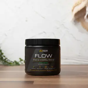 FLOW Men's Stimulant Free Pre-Workout - Apple Berry Flavor - 30 servings