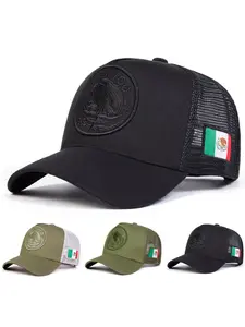 Mexico Eagle Design Baseball Cap, Casual Outdoor Sports Hat for Men & Women, Adjustable Sun Protection Cap for Daily Wear, All Seasons Use