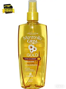 Grisi Manzanilla Gold Extra Lightening Hair Lotion (Lightener & Detangler) – 8.4 fl oz