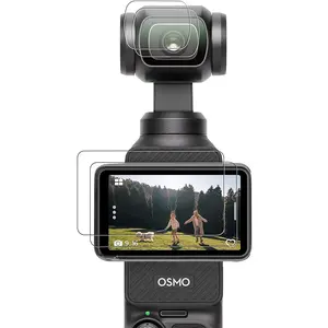 Dji Osmo Pocket 3 Lens Protection Film, Tempered Glass Ultra HD, 9h Hardness, Responsive Control, Anti-Scratch, Protector, Camera Accessories