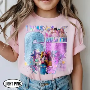 [Sale Up To 50%] Funny Kpop Demon Hunters 7th Birthday Shirt, Huntrix Saja Boys 67 Birthday Tee, I Was 6 Now Im 7 Shirt For Kid, 67 Slang Birthday Gift