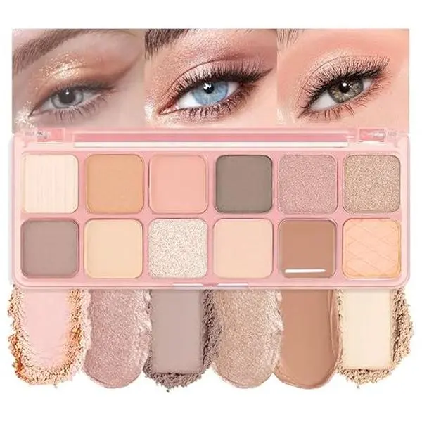 Light Pink Purple Eyeshadow Palette, Long-Lasting, and Highly Pigmented. Elevate Your Eye Makeup– Unleash Your Unique Style