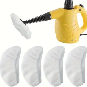 8pcs Washable Microfiber Cloths for Handheld Steam Cleaners, Reusable Steam Cleaner Pads, No Power Needed, Efficient Cleaning Accessories