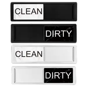 Clean Dirty Sign Magnetic Indicator, Dishwasher Magnet Sign, Magnetic Material Home Decor for Kitchen, Fridge Decoration, Refrigerator Magnet