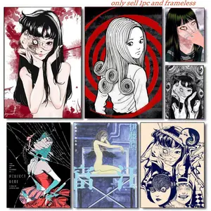 Anime Tomie Kawakami Poster HD Waterproof Self-Adhesive Art Vibrant Wall Print, Wall Art Painting, for Living Room Bedroom Home Decor Fade-Resistant Easy-Apply Durable Multiple Sizes