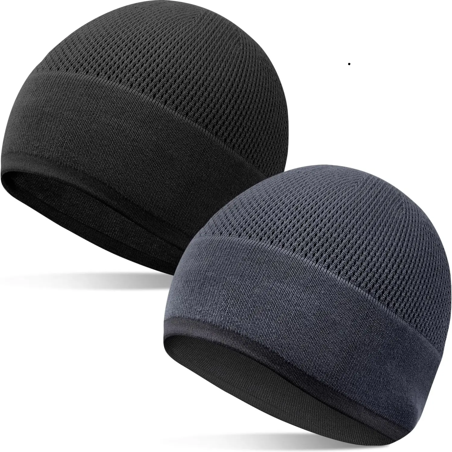 2 Pack Bamboo Beanie Skull Cap Soft Sleep Hat for Men Women Lightweight and Comfy Indoor Outdoor Sports Hat beanie gift