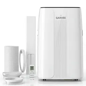 14,000 BTU Portable Air Conditioner for Apartment, Office, Bedroom,Kitchen,Garages,Dorms,with Remote Control, 3-in-1 Portable AC Unit, Dehumidifier & Fan, Fast Cooling for Rooms up to 850 Sq. Ft, 24H Timer,Safety Lock, LCD Display, ETL Certified