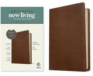 NLT Thinline Reference Bible, Filament Enabled Edition (Red Letter, Leatherlike, Rustic Brown) -- New Living Translation - Bible