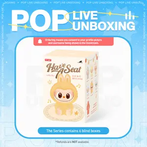 [POP NOW] POP MART THE MONSTERS - Have a Seat Vinyl Plush Blind Box, Labubu Collectible Toys