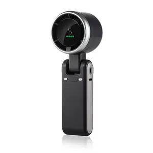 2026 Portable Turbo Fan – 180° fold, 5 speeds, rechargeable, and a handy lanyard. Tuck it in your bag or hang it from your wrist – perfect for beaches, camping, or sweltering commutes. Your personal cool breeze, wherever you roam.